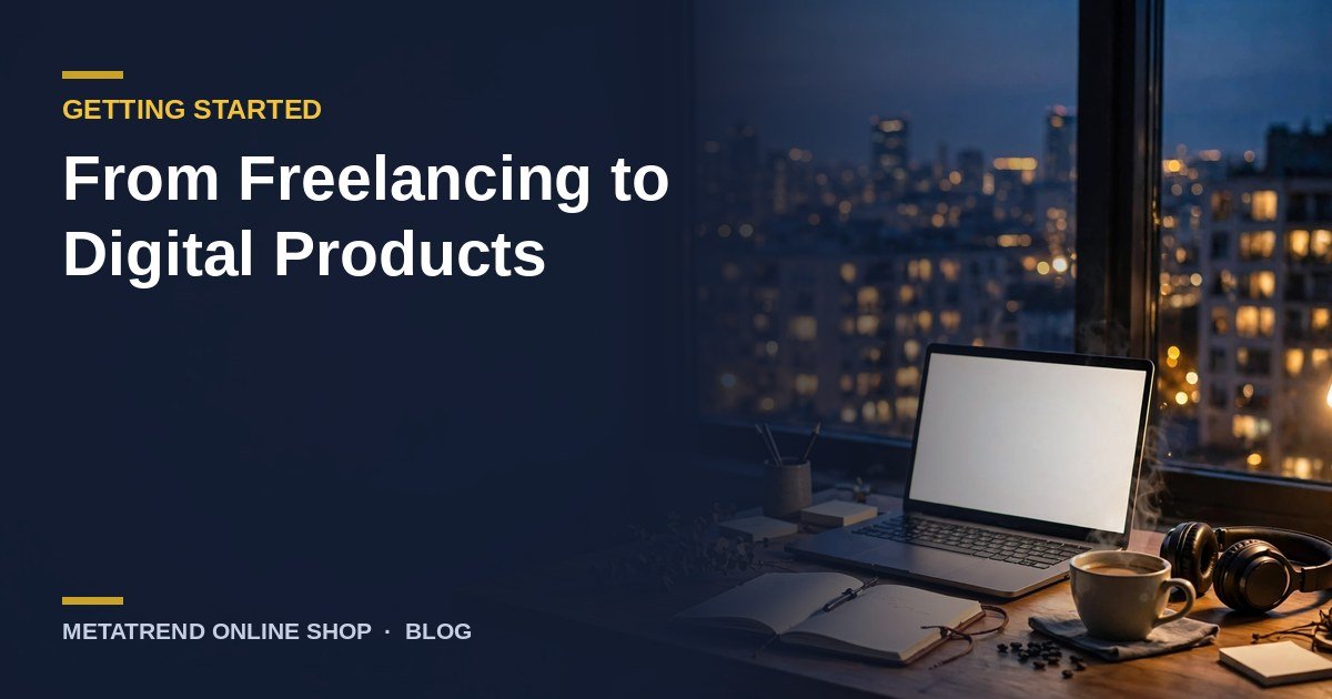From Freelancing to Digital Products: Stop Selling Hours, Start Selling Files