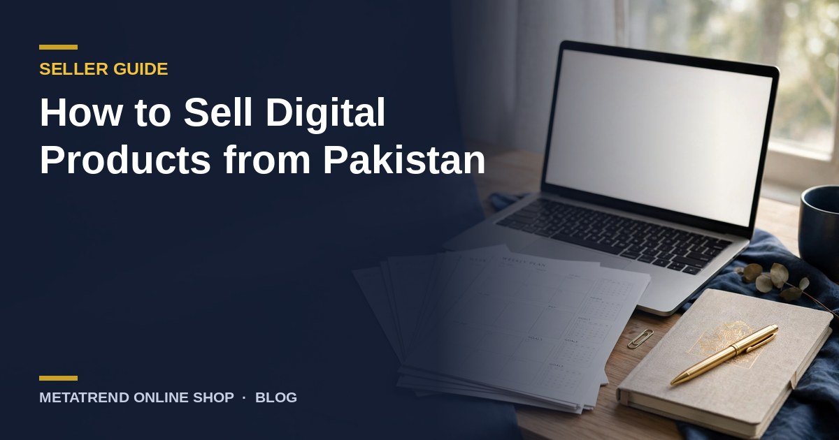 How to Sell Digital Products from Pakistan: A Beginner's Complete Guide