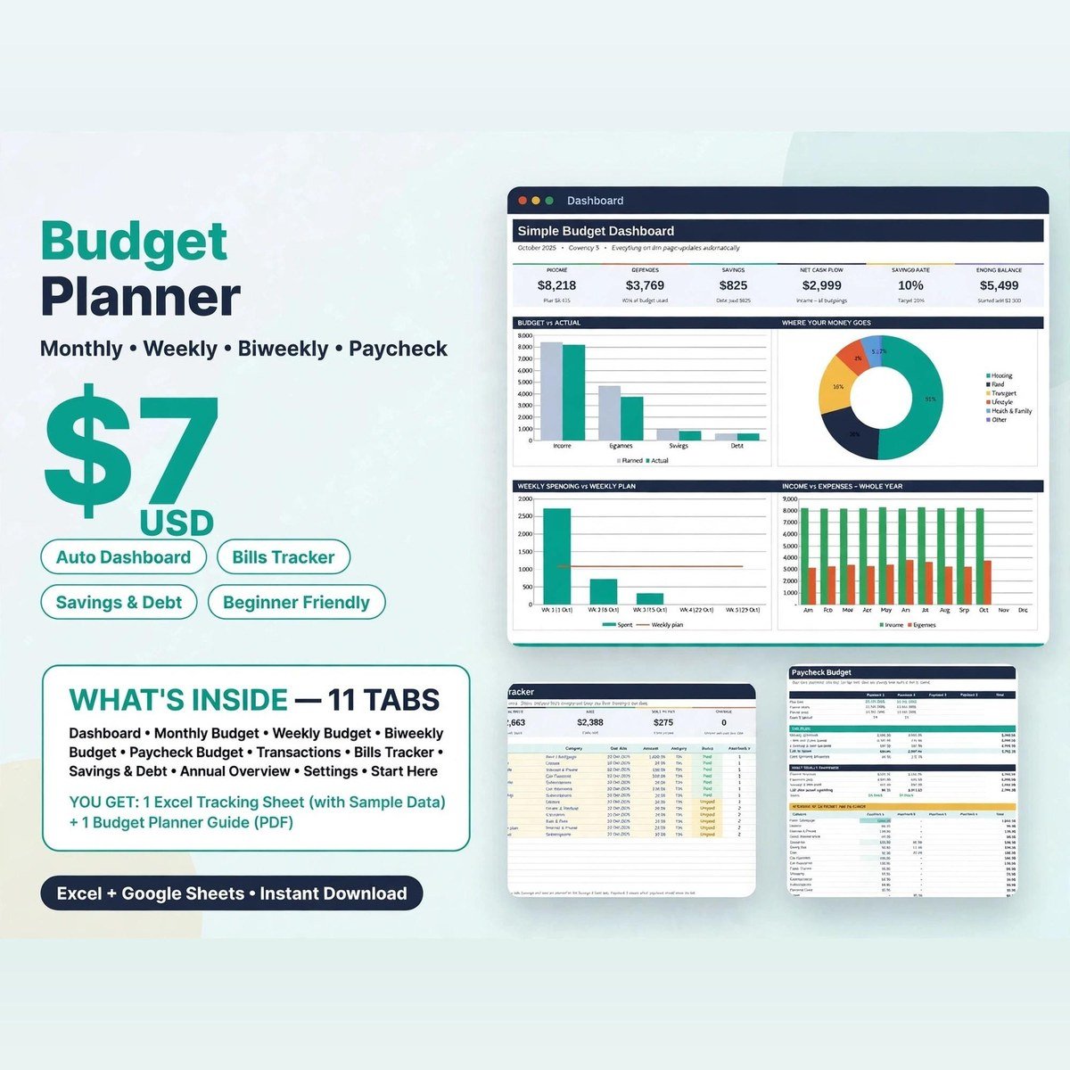 Simple Budget Planner